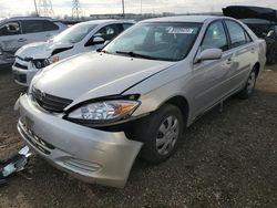 Salvage cars for sale at Elgin, IL auction: 2004 Toyota Camry LE