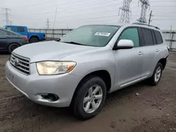 Salvage cars for sale at Elgin, IL auction: 2009 Toyota Highlander