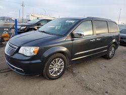 Salvage cars for sale at Greenwood, NE auction: 2014 Chrysler Town & Country Touring L