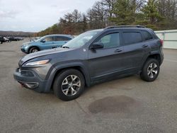 Salvage cars for sale at Brookhaven, NY auction: 2016 Jeep Cherokee Trailhawk