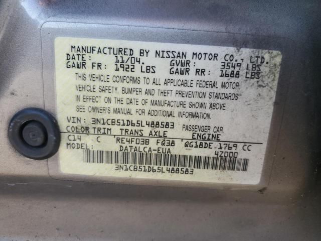 2005 Nissan Sentra 1.8