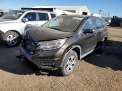 Salvage cars for sale at Brighton, CO auction: 2015 Honda CR-V LX