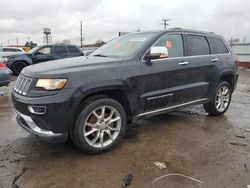 Salvage cars for sale at Chicago Heights, IL auction: 2014 Jeep Grand Cherokee Summit