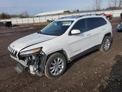 2016 Jeep Cherokee Limited en venta en Columbia Station, OH