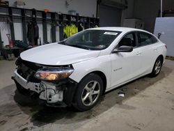 Salvage cars for sale at Candia, NH auction: 2016 Chevrolet Malibu LS