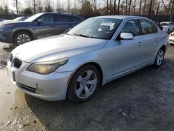 Salvage cars for sale at Waldorf, MD auction: 2008 BMW 535 I