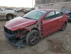 Salvage cars for sale at Fredericksburg, VA auction: 2018 Hyundai Elantra SEL