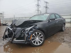 Salvage cars for sale at Elgin, IL auction: 2016 Cadillac CTS Luxury Collection