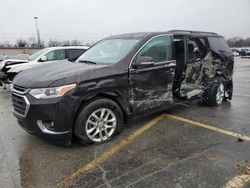 Salvage cars for sale at Fort Wayne, IN auction: 2021 Chevrolet Traverse LT