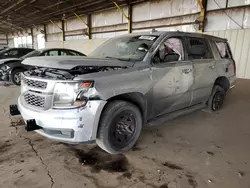 Chevrolet Vehiculos salvage en venta: 2018 Chevrolet Tahoe Police