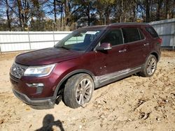 Salvage cars for sale at Austell, GA auction: 2019 Ford Explorer Limited