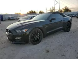 Salvage cars for sale at Oklahoma City, OK auction: 2015 Ford Mustang GT