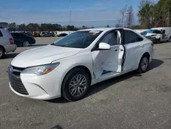 Salvage cars for sale at Dunn, NC auction: 2017 Toyota Camry LE