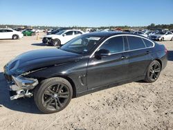 Salvage cars for sale at Houston, TX auction: 2018 BMW 430I Gran Coupe