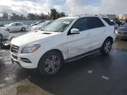 Salvage cars for sale at Martinez, CA auction: 2014 Mercedes-Benz ML 350 4matic