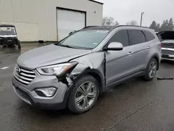 Salvage cars for sale at Woodburn, OR auction: 2015 Hyundai Santa FE GLS