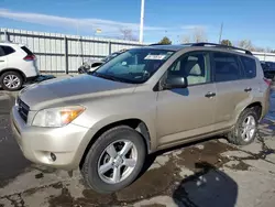 Toyota salvage cars for sale: 2007 Toyota Rav4