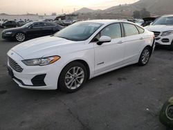 Salvage cars for sale at Colton, CA auction: 2019 Ford Fusion SE