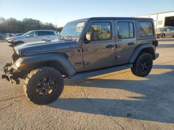 Jeep salvage cars for sale: 2020 Jeep Wrangler Unlimited Sport