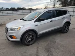 Salvage cars for sale at Dunn, NC auction: 2017 Ford Escape S