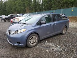 Toyota salvage cars for sale: 2015 Toyota Sienna XLE