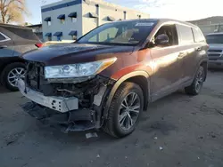 2019 Toyota Highlander Hybrid en venta en Albuquerque, NM