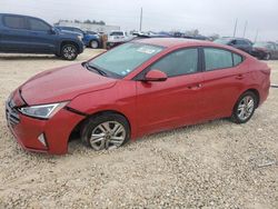 Salvage cars for sale at Taylor, TX auction: 2020 Hyundai Elantra SEL