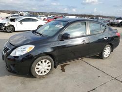 Salvage cars for sale from Copart Grand Prairie, TX: 2012 Nissan Versa S