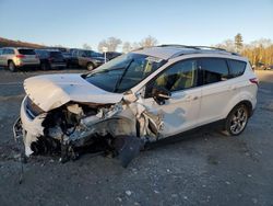 Salvage cars for sale at West Warren, MA auction: 2014 Ford Escape Titanium