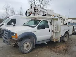 Salvage trucks for sale at Dyer, IN auction: 2006 Ford F550 Super Duty