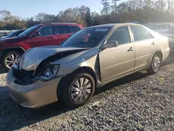 Salvage cars for sale at Augusta, GA auction: 2004 Toyota Camry LE