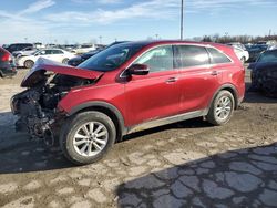 Salvage cars for sale at Indianapolis, IN auction: 2019 KIA Sorento L