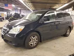 Salvage cars for sale at Wheeling, IL auction: 2006 Honda Odyssey EXL