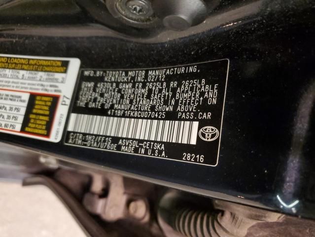 2012 Toyota Camry Base