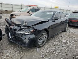 Salvage cars for sale at Cahokia Heights, IL auction: 2017 Alfa Romeo Giulia TI