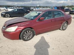 Salvage cars for sale at Houston, TX auction: 2004 Honda Accord EX