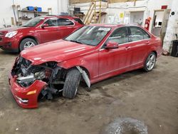 Mercedes-Benz salvage cars for sale: 2014 Mercedes-Benz C 300 4matic