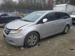 Salvage cars for sale from Copart Waldorf, MD: 2015 Honda Odyssey EXL