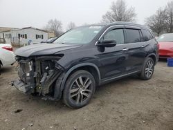 Salvage cars for sale at Laurel, MD auction: 2017 Honda Pilot Touring