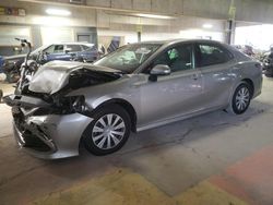 Salvage cars for sale at Indianapolis, IN auction: 2021 Toyota Camry LE