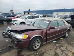 Lincoln salvage cars for sale: 2001 Lincoln Town Car Signature