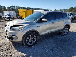 Salvage cars for sale from Copart Florence, MS: 2017 Ford Escape SE