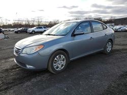 Salvage cars for sale at New Britain, CT auction: 2010 Hyundai Elantra Blue