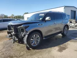 Salvage cars for sale at Shreveport, LA auction: 2020 Infiniti QX80 Luxe