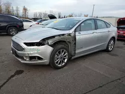 Salvage cars for sale at Portland, OR auction: 2017 Ford Fusion SE Hybrid