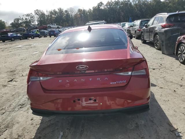 2023 Hyundai Elantra Blue