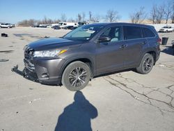 Toyota salvage cars for sale: 2017 Toyota Highlander LE