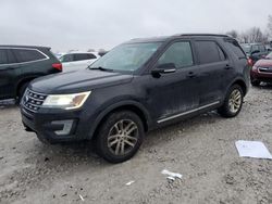 Salvage cars for sale at Wayland, MI auction: 2017 Ford Explorer XLT