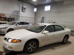 Pontiac salvage cars for sale: 2001 Pontiac Bonneville SE