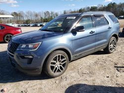 Salvage cars for sale at Charles City, VA auction: 2018 Ford Explorer Sport